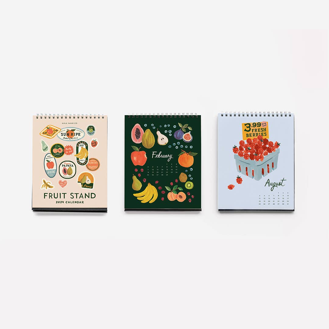 "Fruit Stand" 2024 Desk Calendar